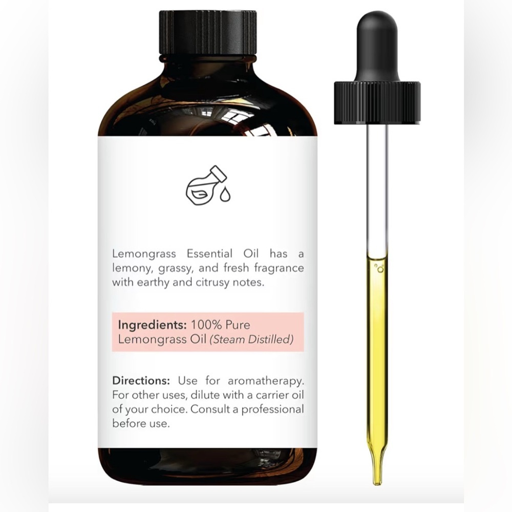 Brooklyn Botany Lemongrass 100% Essential Oil - Picture 2 of 7